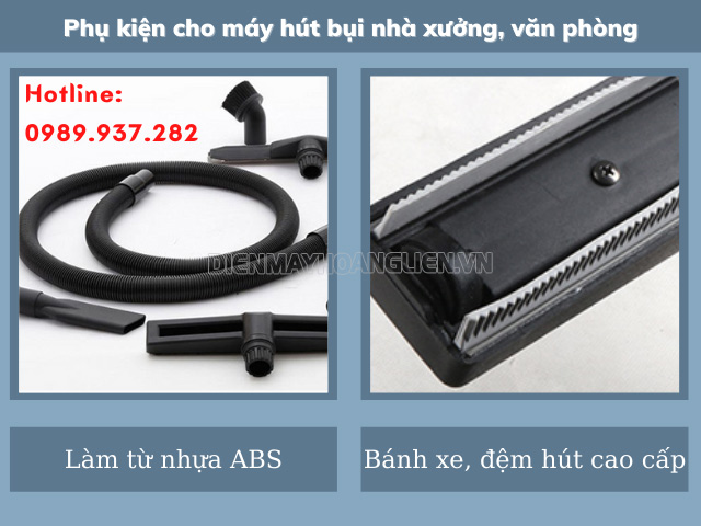 Phụ kiện máy hút bụi công nghiệp Clean Tech CT 582